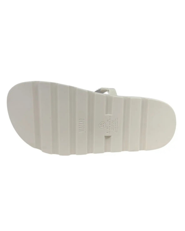 Papete Vizzano Tratorada com Strass 2 Tiras Branco/Cristal 6459.135 - Imagem 2