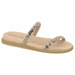 Papete Beira Rio 2 Tiras Dourado 8488.105