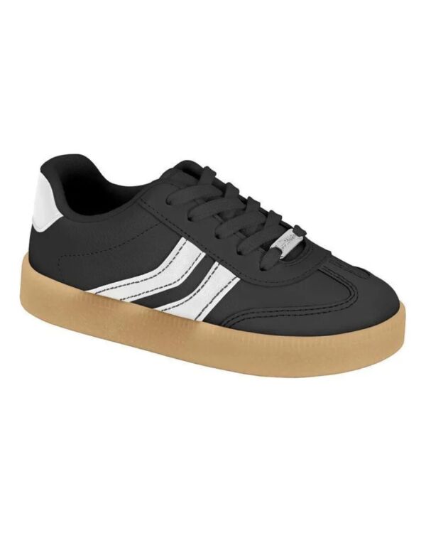 Tênis Casual Borracha Marrom Molekinha Preto/Branco 2582.102