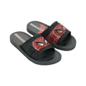 Chinelo Slide Marvel Homem Aranha Cinza/Vermelho 27413