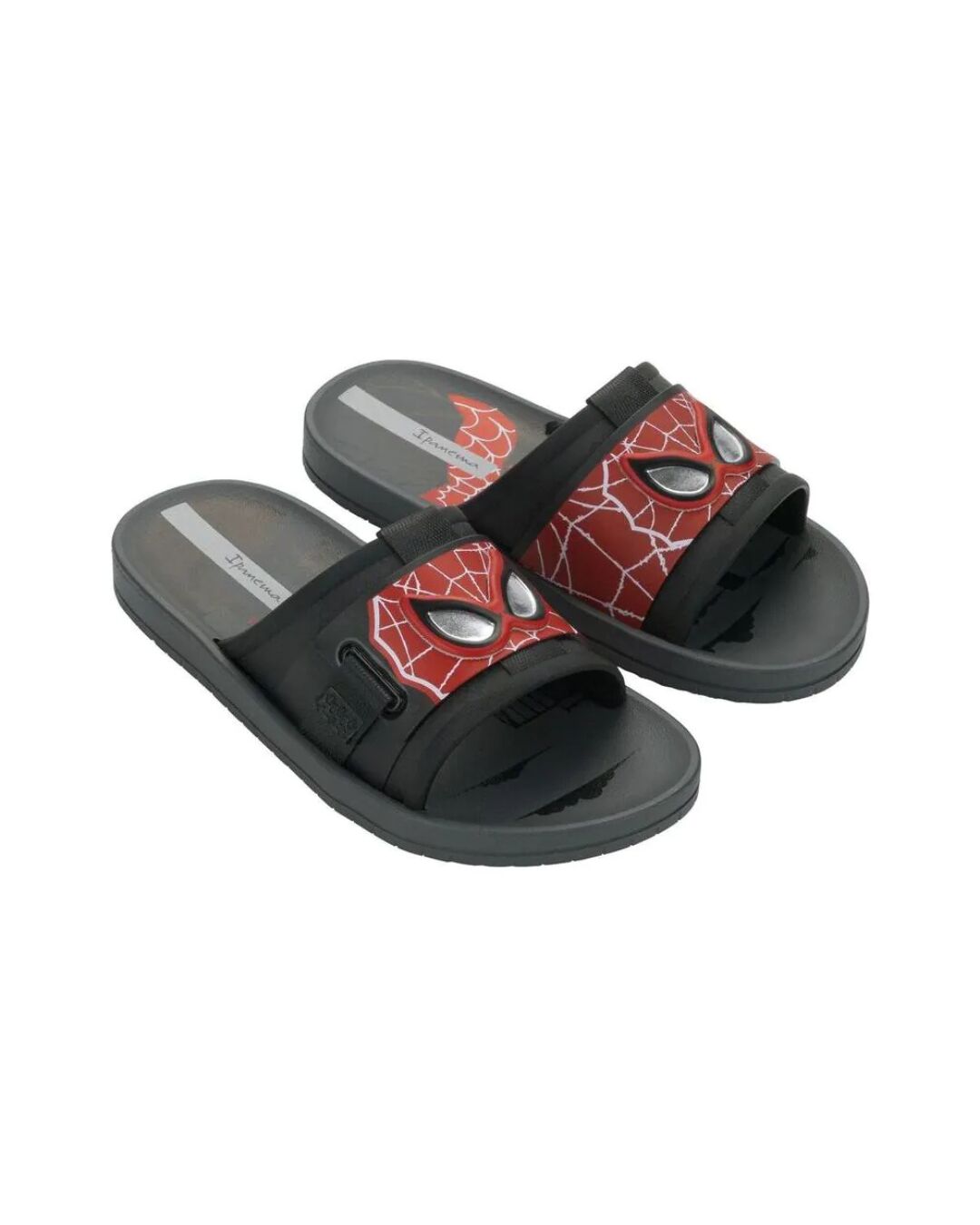 Chinelo Slide Marvel Homem Aranha Cinza/Vermelho 27413