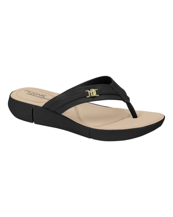 Chinelo Modare Ultra Conforto Preto 7199.104