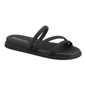 Papete Beira Rio 3 Tiras Preto 8488.108