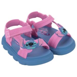 Sandália Stitch Baby Azul/Rosa 23160