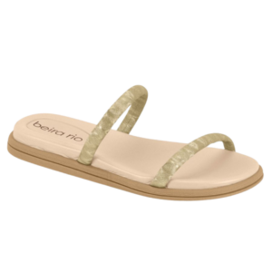 Papete Beira Rio 2 Tiras Dourado 8488.105