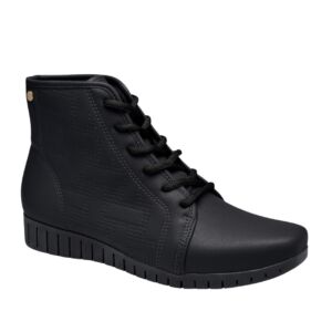 Bota Campesi Cano Curto Cadarço Preto cp681