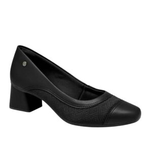 Sapato Campesi Salto Bloco Preto cp763