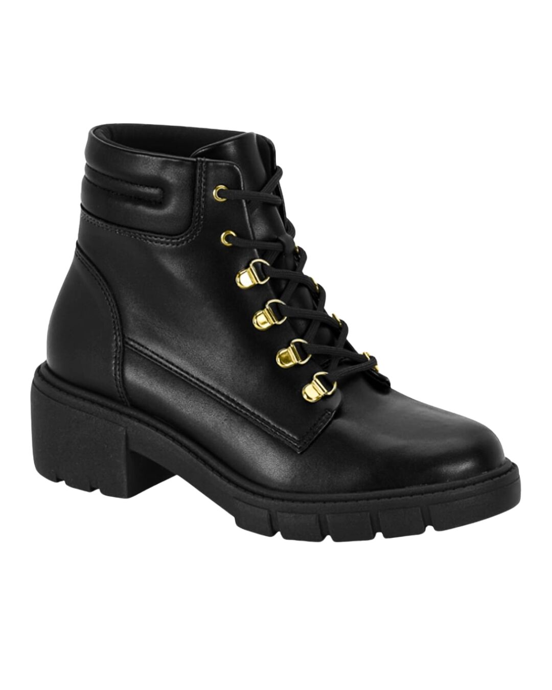 Bota Coturno Beira Rio Solado Tratorado Preto 9077.202