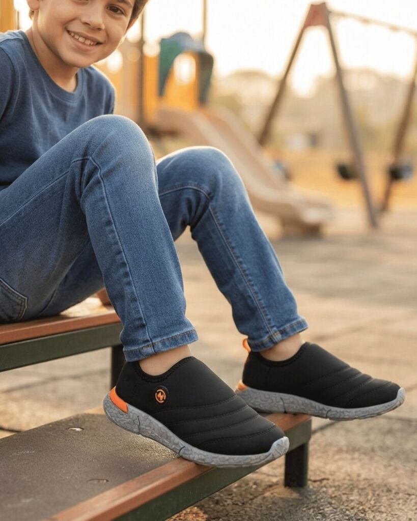 Tênis Molekinho Slip On Preto 2831.104