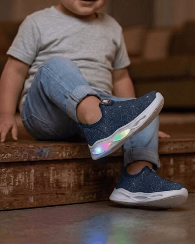Tênis Molekinho 2620.223 bebê menino com led - Imagem 2