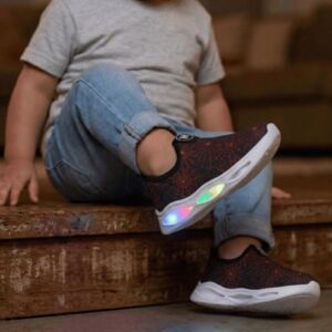 Tênis Molekinho 2620.223 bebê menino com led