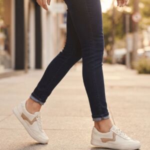 Tênis Modare 7363.137 casual branco off ultra conforto