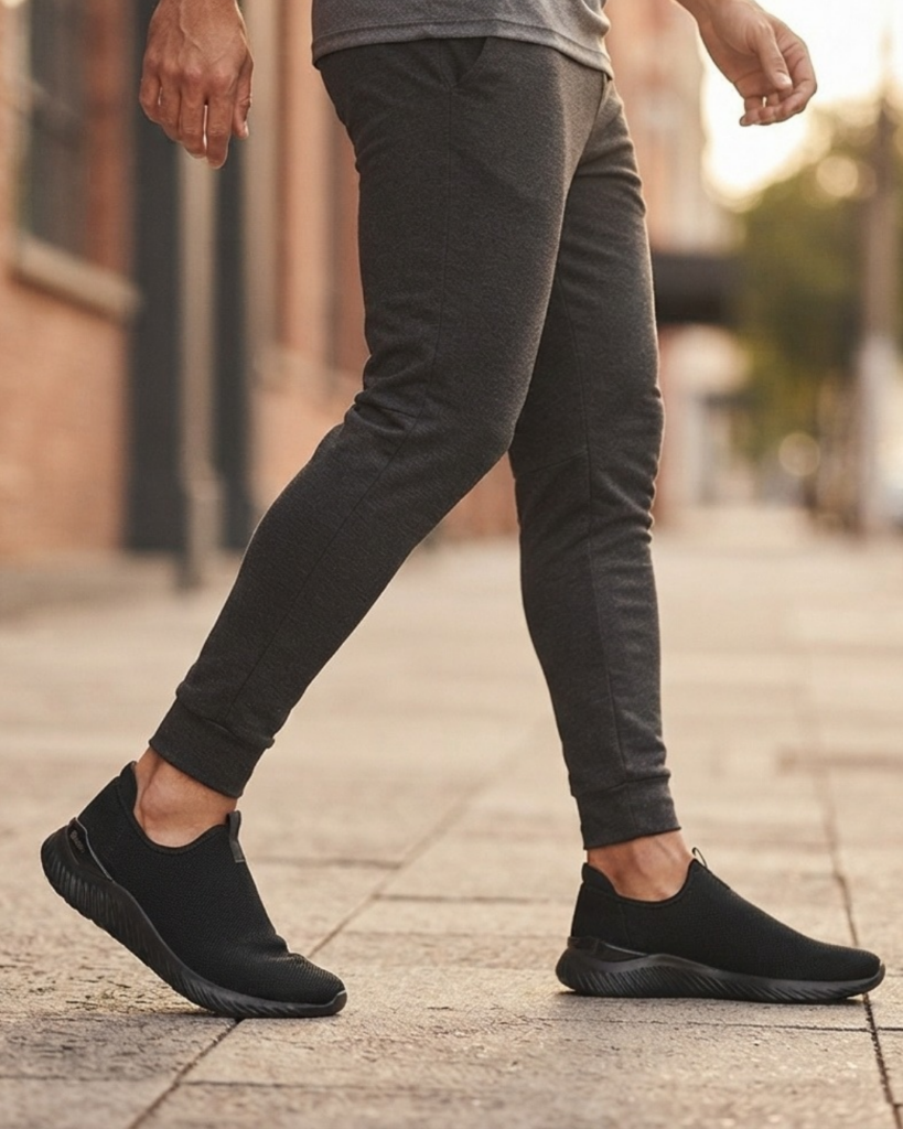 Tênis Masculino Preto Slip On Activitta 4901.231