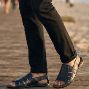 Sandália Masculina Fechada Calcanhar Deck Be Preto 950