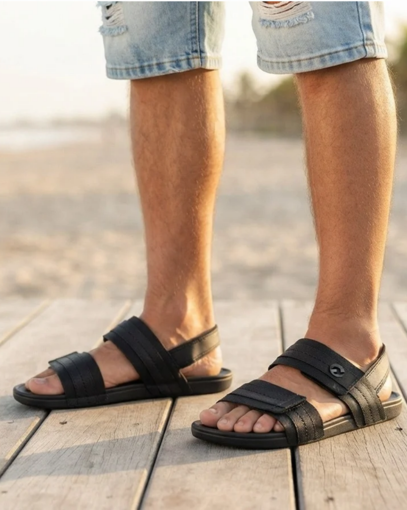 Sandália Cartago Atlanta 12489 masculina com velcro - Imagem 2