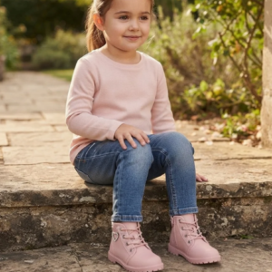 Bota Coturno Molekinha Baby Rosa 2126.526