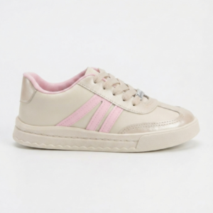 BRANCO OFF/GLITER PRATA/ROSA