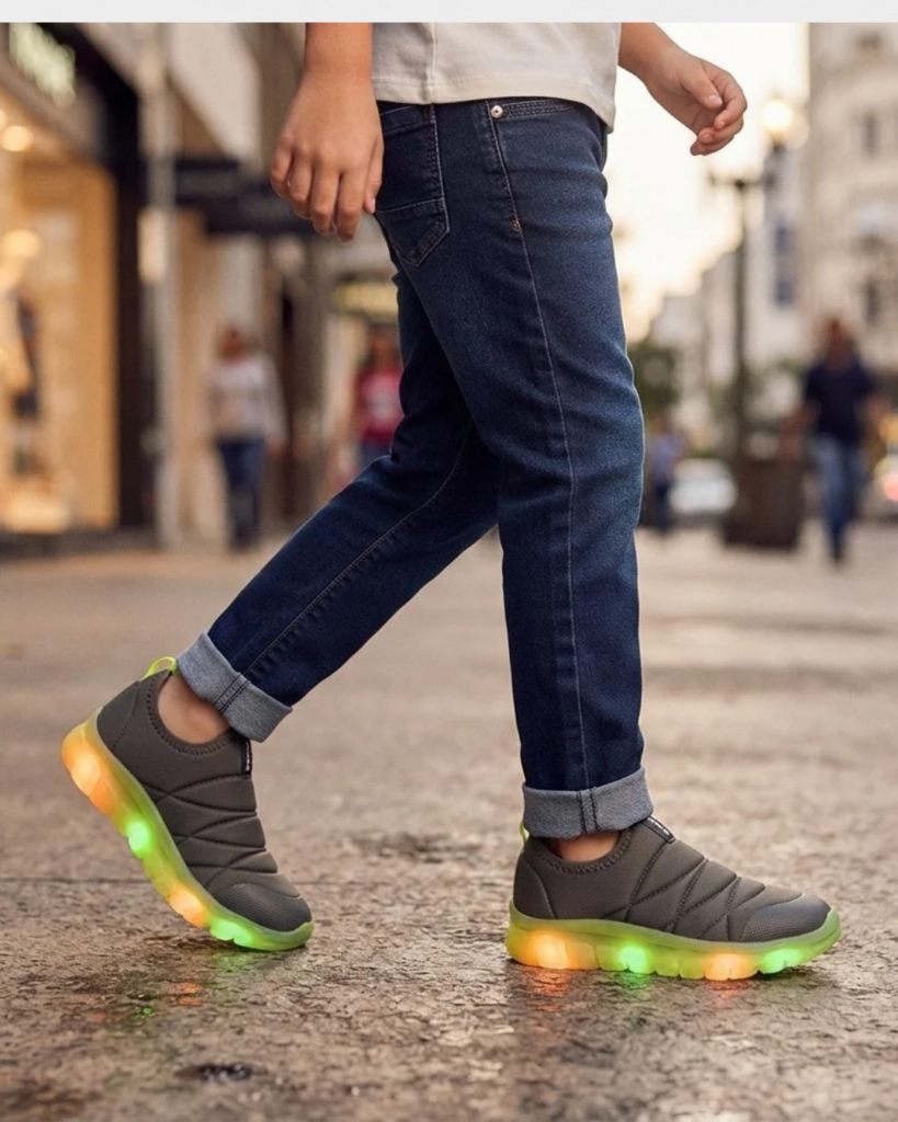 Tênis Novopé Menino Led 99001013