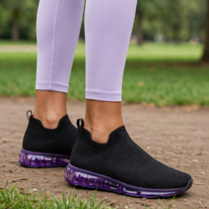 Tênis Actvitta Knit Calce Fácil Preto 4215.925