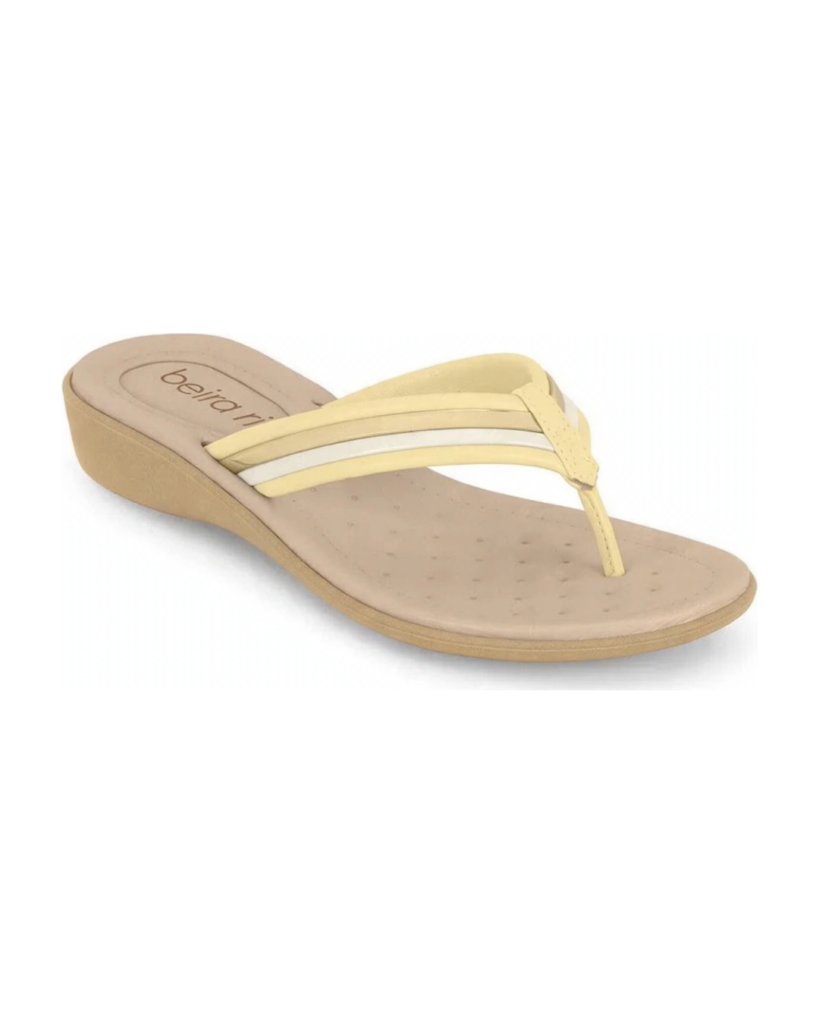 Tamanco Tira Napa Amarelo/Branco Off 8224.804 - Imagem 2