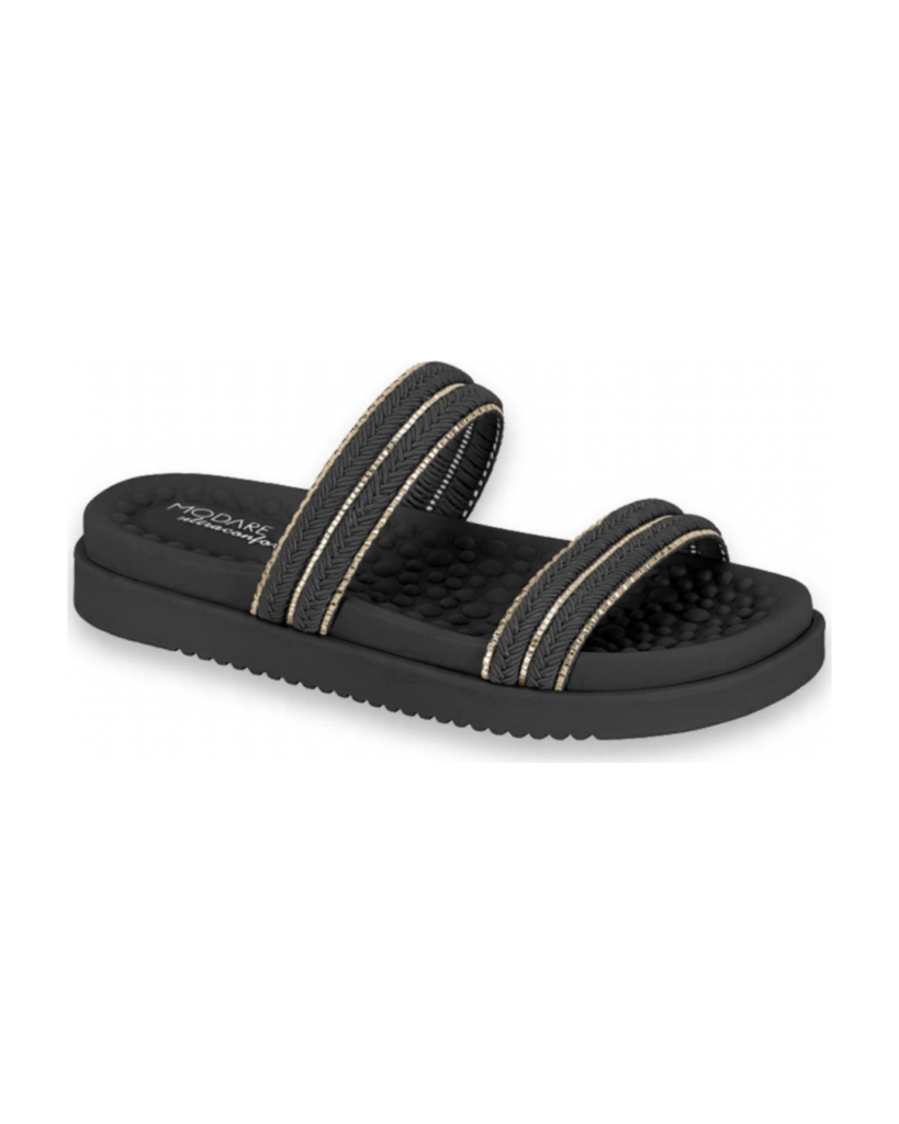 Papete Modare Pamlinha Massageadora Preto/Dourado 7178.118 - Imagem 2