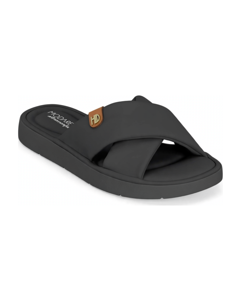 Chinelo Modare Slide Tiras X Preto 7208.100 - Imagem 2