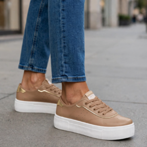 Tênis Moleca Flatform Detalhe Metalizado 5658.539