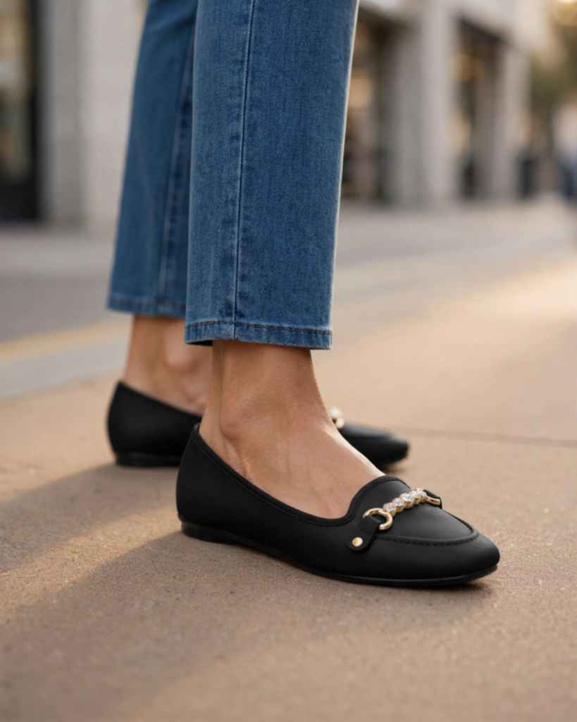 Sapatilha Mocassim Moleca Napa Preto 5726.136