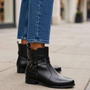 Bota Mooncity Cano Baixo 72326 Preta